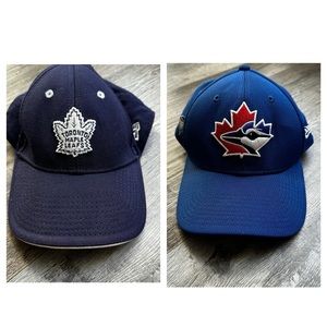 2 Toronto Maple Leafs Hat- Small/Medium